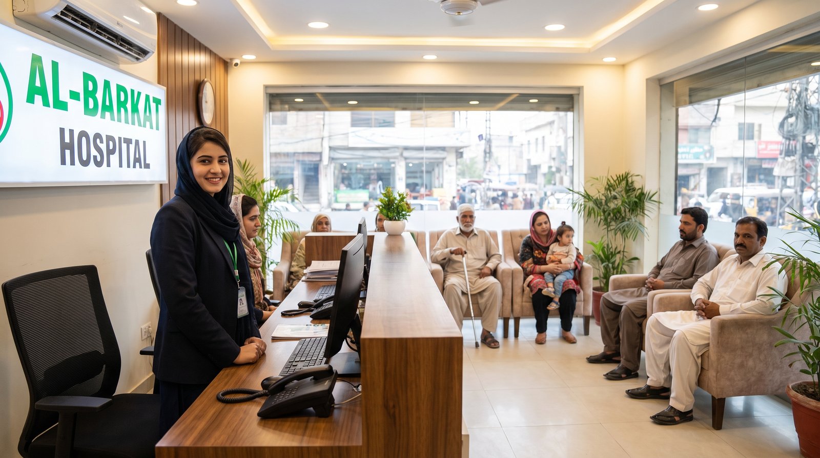 Reception & waiting area